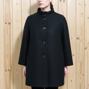 LAURA Women's Size 16 Charcoal Gray Wool Blend Coat | Style 1054GLS | EXCELLENT